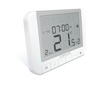 Salus RT520 Boiler Plus Compliant Programmable Room Thermostat, Wire Programmer with Large Display, White