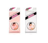 Salux Bath Towel Peach White 2 Count Pack