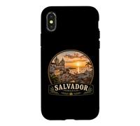 Salvador Brazil Colonial Style Harbor Design Case for iPhone X/XS