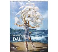 Salvador Dali 2026 - Bild-Kalender 42x56 cm - Kunst-Kalender - Wand-Kalender - Malerei - Alpha Edition