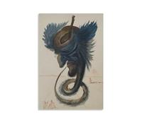 Salvador Dali - Art Poster - Hell 20, Diviners And Sorcerers, 1960 Poster Painting Canvas Wall Art Living Room Posters Painting 12x18inch(30x45cm)