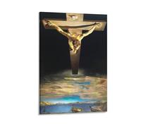 Salvador Dali Christ of Saint John of The Cross Jesus Poster Decorative Painting Canvas Wall Posters And Art Picture Print Modern Family Bedroom Decor Posters 16x24inch(40x60cm)