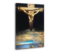 Salvador Dali Christ of Saint John of The Cross Jesus Poster Decorative Painting Canvas Wall Posters And Art Picture Print Modern Family Bedroom Decor Posters 12x18inch(30x45cm)
