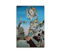 Salvador Dali Famous Paint (The Lugubrious Game) Print PosterWall Art Canvas Poster Music Albums And Movies Decorative Painting for Living Bed Room 16x24inch(40x60cm) Unframe-style