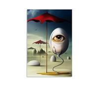 Salvador Dali Famous Painters' Works（Eggs And Eyes) Printing Posters Painting On Canvas Wall Art Scroll Picture Print Living Room Walls Decor Homes 12x18inch(30x45cm)