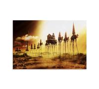 Salvador Dali Famous Painters' Works（The Elephants) Printing Posters Cool Artworks Painting Wall Art Canvas Prints Hanging Picture Home Decors Gift Idea 16x24inch(40x60cm)