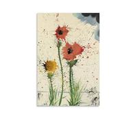 Salvador Dali Flowers Waterproof And Stain Resistant Wall Paintings High-definition Spray Painted Decorative Paintings Study And Coffee Shop Decorations Fade ResistantUnframe-style20x30inch(50x75cm)