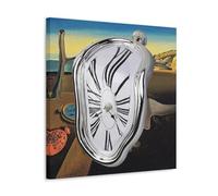 Salvador Dali Painter Work（Melting Clock）poster Artworks Canvas Room Aesthetic Wall Art Prints Home Modern Decor Gifts 24x24inch(60x60cm)