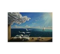 Salvador Dali Painter Work（Wave Book）poster Wall Art Scroll Canvas Painting Picture Living Room Decor Home 24x36inch(60x90cm)