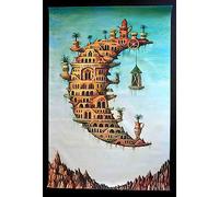 Salvador Dali photo A4 salvador dali living on the moon