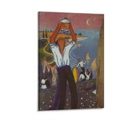 Salvador Dali Poster Man Holding Up A Baby As Though He Were Drinking from A Bottle Wall Art Poster Prints Home Decor Picture Canvas Painting Posters 16x24inch(40x60cm)