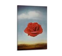 Salvador Dali Poster Meditative Rose Picture Print Canvas Poster Wall Paint Art Posters Decor Modern Home Artworks 08x12inch(20x30cm)