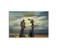 Salvador Dalí Printed Posters Archaeological Reminiscence of Millet's 'Angelus' Room Aesthetic Print Art Wall Painting Canvas Modern Bedroom Decor 16x24inch(40x60cm)