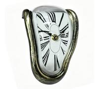Salvador Dalí-style melting table clock, living room & shelf designer art clock