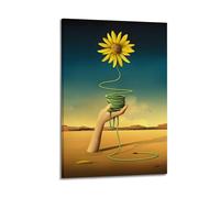 Salvador Dali Surrealism (16) Art Posters Are Suitable for Decorating Living Room, Bedroom, Study, Restaurant, Corridor, Children's Room, EtcFrame-style 24x36inch(60x90cm)