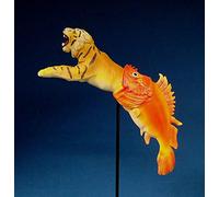 Salvador Dali Tiger with Fish Sculpture Plastic SD09