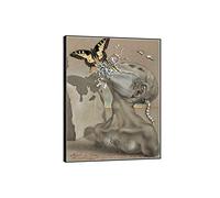 Salvador Dali Wall Art Prints. Framed Surrealism Art Paintings: Allegory of the Soul. Canvas Poster for Living Room Office 80x112cm(31.5x45inch) Black Frame