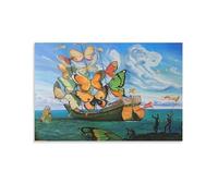 Salvador Dali Wall Art Prints 《Ship with Butterfly Sails》 Art Poster Canvas Art Poster And Wall Art Picture Print Modern Family Decor Posters 24x36inch(60x90cm)