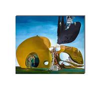 Salvador Dali Wall Art Prints. Surrealism Art Paintings: Birth Of Liquid Desires. Canvas Poster for Living Room Office 80x88cm(31.5x34.6inch) Only Canvas