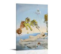 Salvador Dali Works《Dream Caused by The Flight of A Bee Around A Pomegranate A Second Before Awakening (3)》Printing Posters Aesthetic Room Decor Canvas Prints Modern Wall Painting Art for Bedroom 08x1
