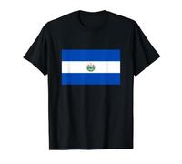 Salvadoran Heritage El Salvador Flag Home Roots Pride Value Graphic T-Shirt, Men, Black, L