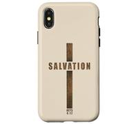 SALVATION - Acts 4:12 No Other Name Cross of Jesus Christ Case for iPhone X/XS