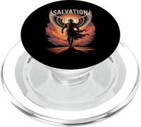 Salvation Archangel - Vintage Romans 6:23 Christian Faith PopSockets PopGrip for MagSafe