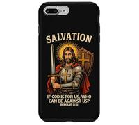 Salvation Christian Warrior Jesus Romans 8:31 Bible Verse Case for iPhone 7 Plus/8 Plus