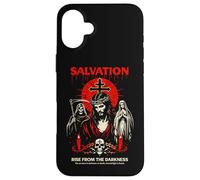 Salvation Darkness Goth Jesus Dark Gothic Christian Metal Case for iPhone 16 Plus
