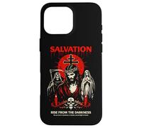 Salvation Darkness Goth Jesus Dark Gothic Christian Metal Case for iPhone 16 Pro Max