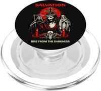 Salvation Darkness Goth Jesus Dark Gothic Christian Metal PopSockets PopGrip for MagSafe