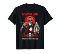 Salvation Darkness Goth Jesus Dark Gothic Christian Metal T-Shirt