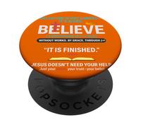 Salvation Isn't Earned It Is Given 1 Corinthians 15 1-4 PopSockets Adhesive PopGrip