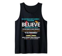 Salvation Isn't Earned It is Given 1 Corinthians 15 1-4 Tank Top