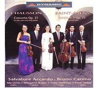 Salvatore Accardo - Ernest Chausson: Concert for violin, piano and string quartet (op. 21) / Camille Saint-Saens: Sonata No. 1 for piano and violin (op. 75)
