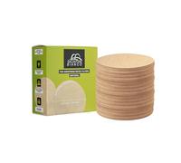 Salvatore Bianco, Natural Unbleached Coffee Filter Papers Compatible with AeroPress and Espresso Makers, 64mm / 2.5" Round Replacement Filters (400)