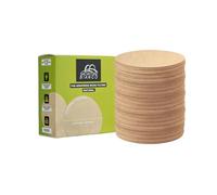 Salvatore Bianco, Natural Unbleached Coffee Filter Papers Compatible with AeroPress and Espresso Makers, 64mm / 2.5" Round Replacement Filters (600)