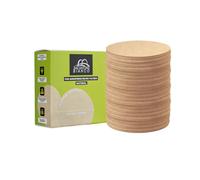 Salvatore Bianco, Natural Unbleached Coffee Filter Papers Compatible with AeroPress and Espresso Makers, 64mm / 2.5" Round Replacement Filters (1000)