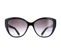 Salvatore Ferragamo Cat Eye Black With Flower Print Grey Gradient Sf912S Black One Size