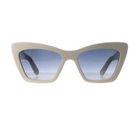 Cat Eye Ivory Blue Gradient SF1081SE Salvatore Ferragamo Beige One Size