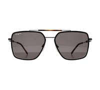 Ferragamo Man SF298S 037 Sunglasses Titanium Ruthenium Grey Squared Normal Photochromatic