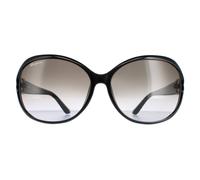 Oval Black Grey Gradient SF770SA Salvatore Ferragamo Black One Size