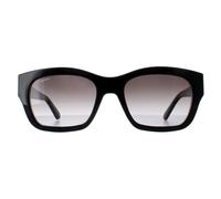 Rectangle Black Grey Gradient SF1012S Salvatore Ferragamo Black One Size