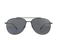 Salvatore Ferragamo Aviator Matte Black Grey Sunglasses Salvatore Ferragamo Black One Size