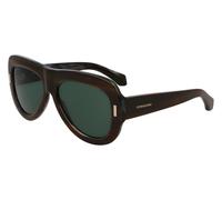 Ferragamo Sf2029se-221 57/17/145 Woman Sunglasses Brown Woman