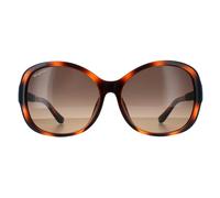 Butterfly Tortoise Brown Gradient SF744SLA Salvatore Ferragamo Brown One Size