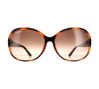 Oval Tortoise Brown Gradient SF770SA Salvatore Ferragamo Brown One Size