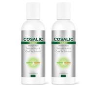 Salve Cosalic Coal Tar Solution Itch Relief Dandruff Free Shampoo/for Psoriasis & Seborrheic Dermatitis - Instant Result - 6.8 Oz(Pack of 2), Natural