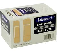Salvequick Water-Repellent Plasters, 6 Refills of 45