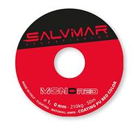SALVIMAR Monored, Unisex Adult Silhouette, Red, Diameter 1mm x 50mt